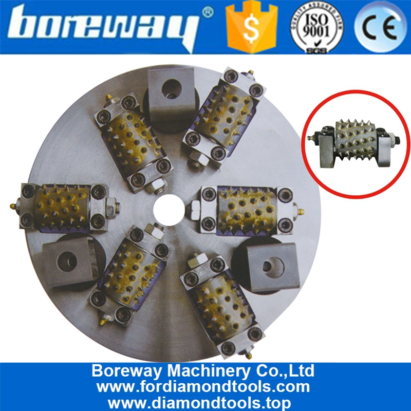 Ruota del piatto del martello del diamante di Bush di 300MM adatta per la smerigliatrice del pavimento