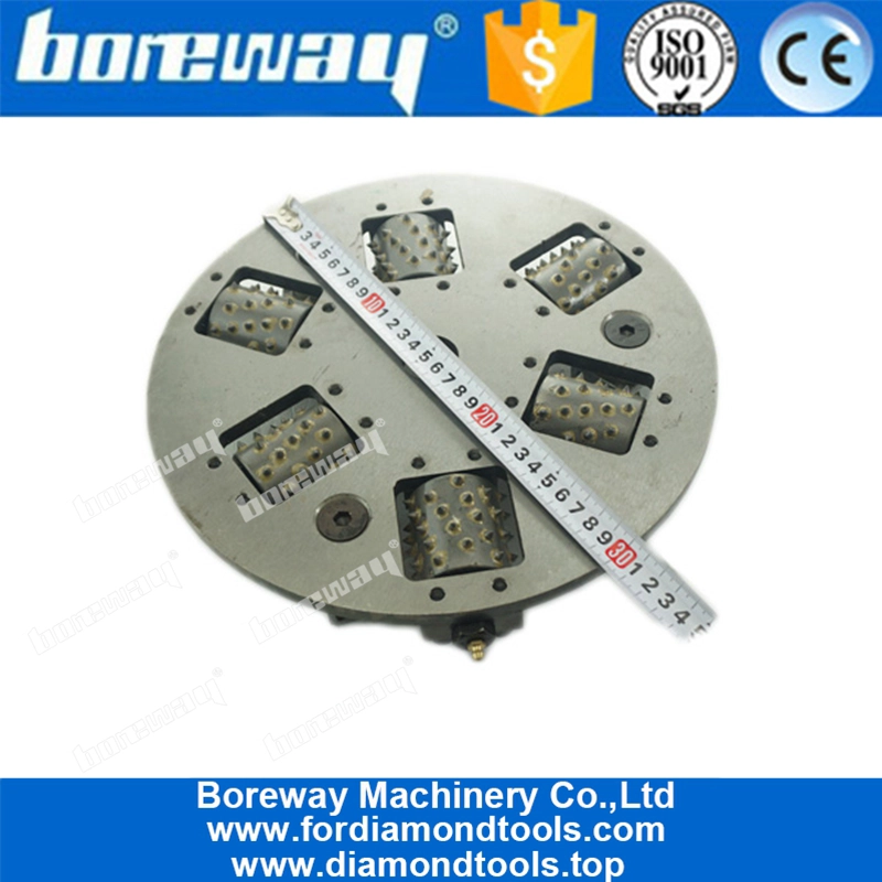 Ruota del piatto del martello del diamante di Bush di 300MM adatta per la smerigliatrice del pavimento