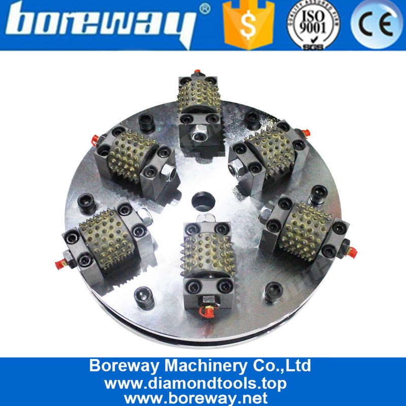 Placca a martello a doppio strato doppio strato in lega di carburo da 300mm da 12 pollici per finitura in calcestruzzo LITCHI