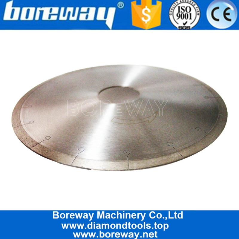 300mm Fish Hook Continuous Diamond Circular Saw Blade For Cutting Ceramics