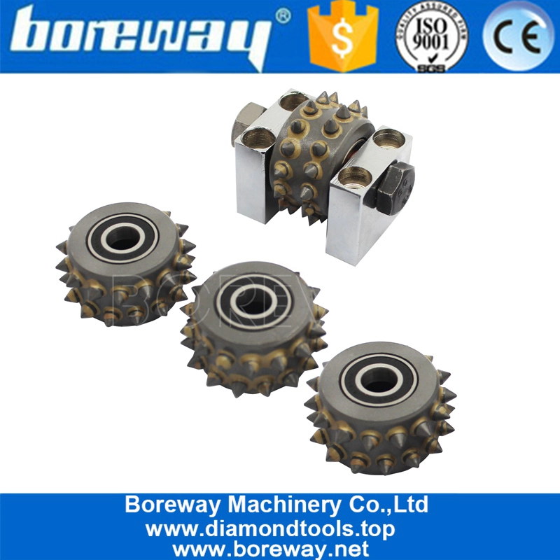 स्टोन कंक्रीट स्टोन पीस के लिए स्टैंड के साथ 30s बुश हैमर रोलर