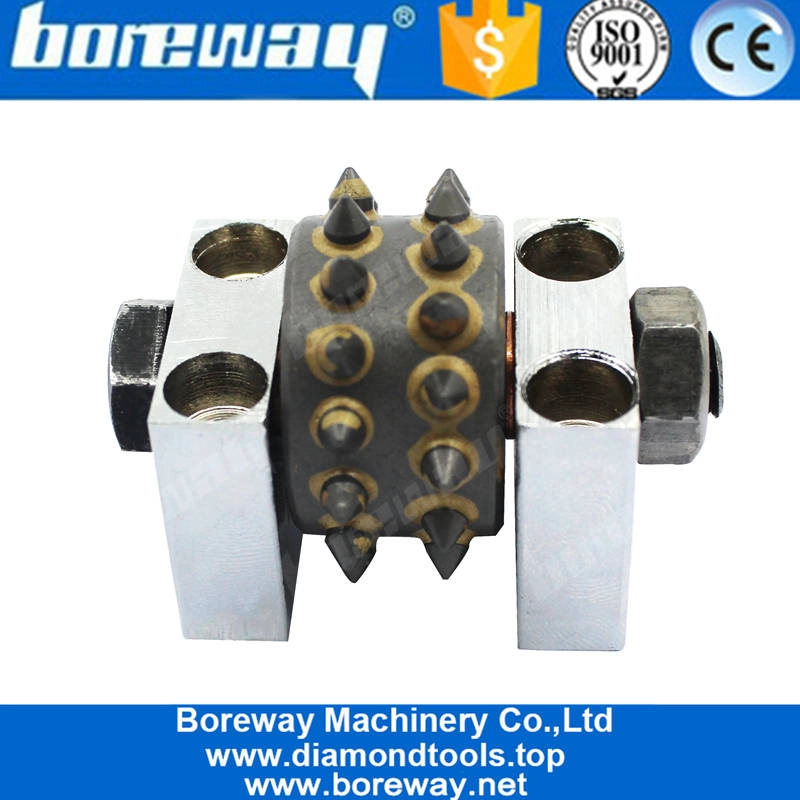 30s Bush Hammer Lega Rulli in metallo duro Utensili per rettifica superficiale Litchi per fornitori di calcestruzzo Cina