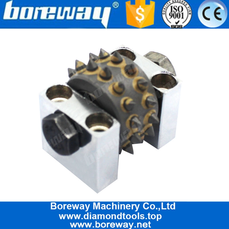 30s Bush Hammer Lega Rulli in metallo duro Utensili per rettifica superficiale Litchi per fornitori di calcestruzzo Cina