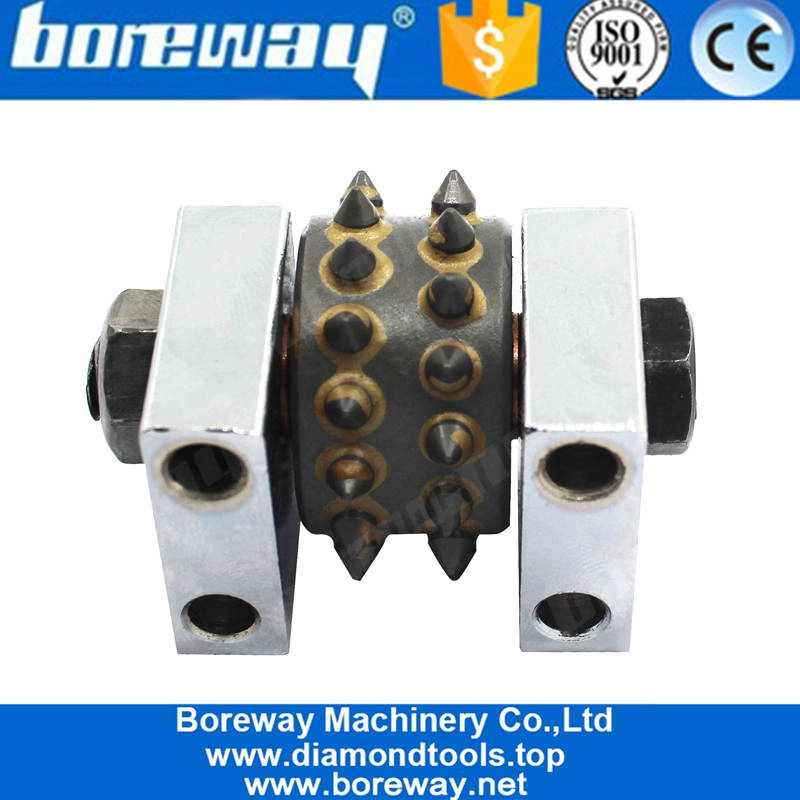 30s Bush Hammer Lega Rulli in metallo duro Utensili per rettifica superficiale Litchi per fornitori di calcestruzzo Cina