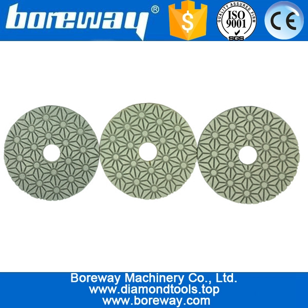 3寸80毫米干湿两用的三步金刚石抛光片