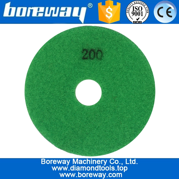 3inch 80mm 5 steps dry and wet use electroplate diamond polishing pads