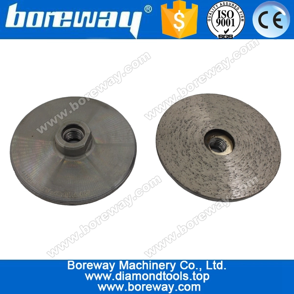 4 "100mm *이 M14 continious 림 다이아몬드 컵 연삭 휠, 소결 다이아몬드 컵 연삭 휠