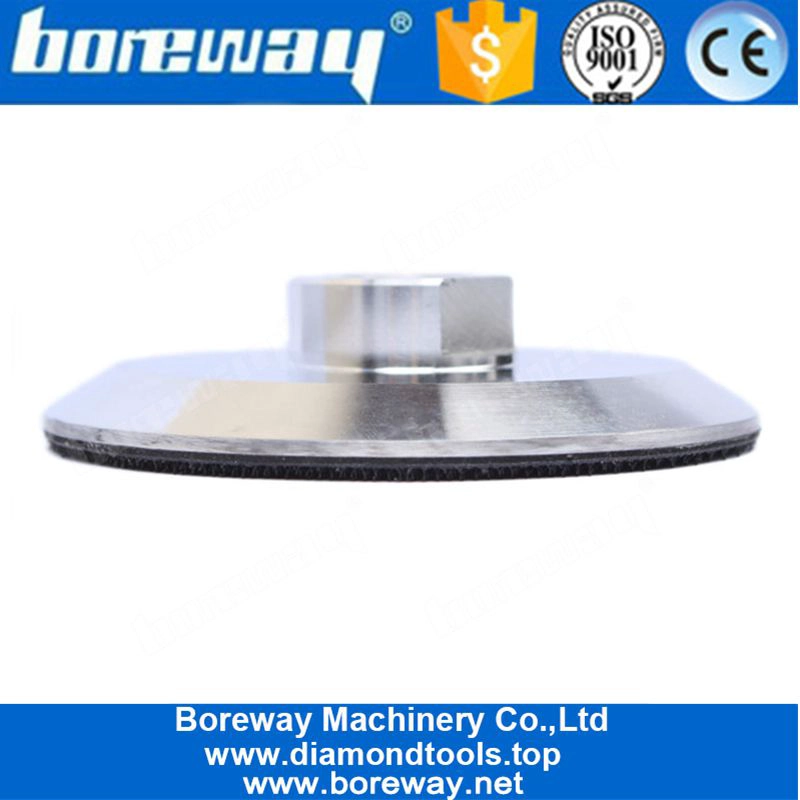 4 Zoll 100mm Aluminium Backer Pads für Diamant-Polierscheiben