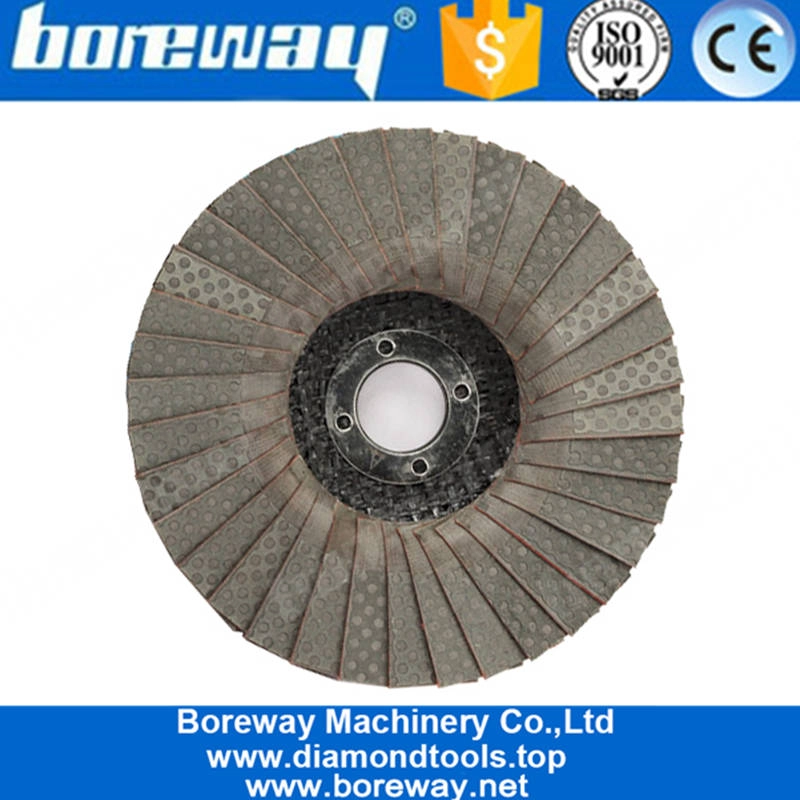 石の金属のための4インチ100mmの電気めっきされたダイヤモンドの折り返しディスク