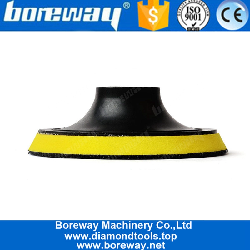 पॉलिश के लिए 4 इंच 100 मिमी हुक और लूप चिपकने वाला प्लेट बैकर