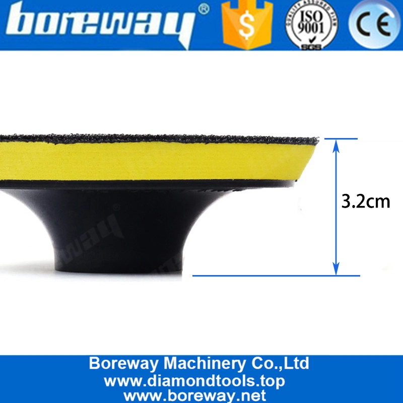 पॉलिश के लिए 4 इंच 100 मिमी हुक और लूप चिपकने वाला प्लेट बैकर