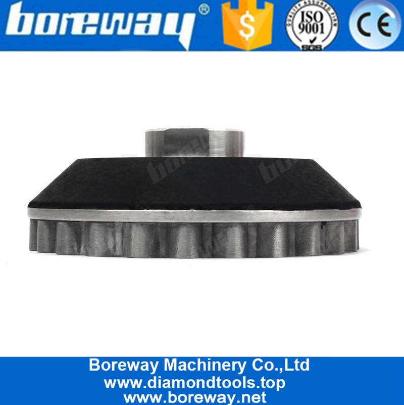 4 Inch 100mm Snail Lock Edge Aluminum Rubber Adapter Backer Pad