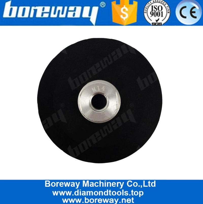 4 Inch 100mm Snail Lock Edge Aluminum Rubber Adapter Backer Pad