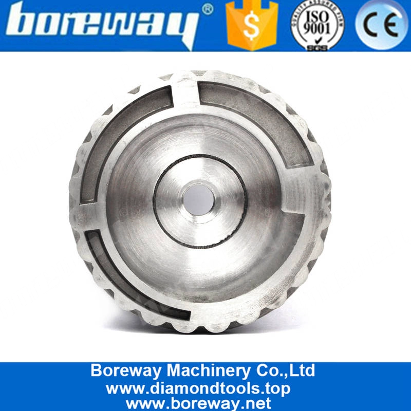 4 Inch 100mm Snail Lock Edge Aluminum Rubber Adapter Backer Pad