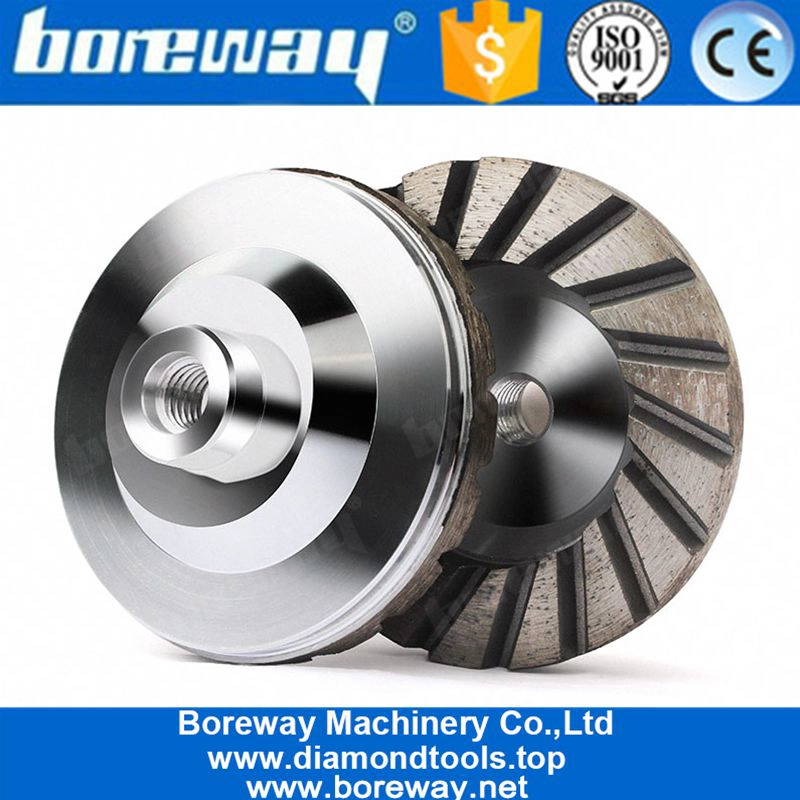 4 Zoll Aluminium Basis Turbo Diamant Topfscheibe Für Beton Granit