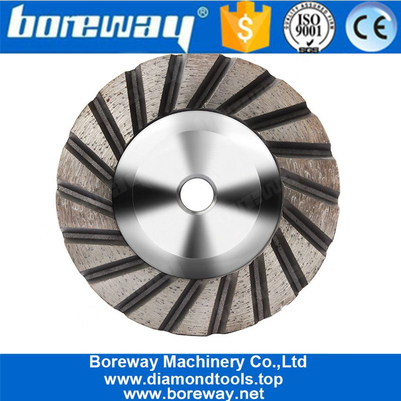 4 Zoll Aluminium Basis Turbo Diamant Topfscheibe Für Beton Granit