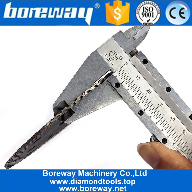4 인치 다이아몬드 터보 절단 디스크는 화강암 대리석 돌을 위해 톱날을