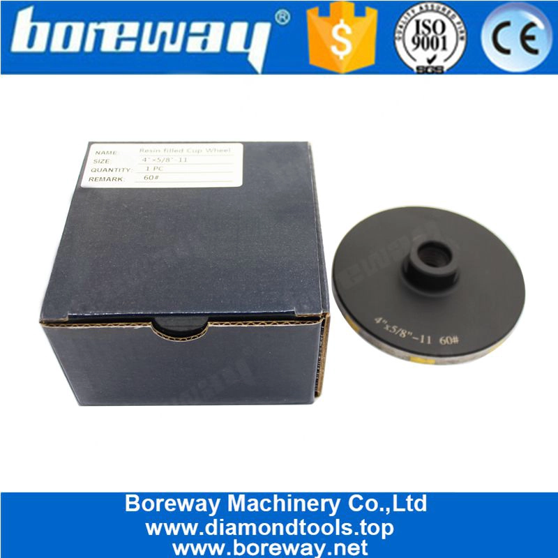 4 Zoll Harz gefüllte Diamantschleifscheibe für Winkelschleifer