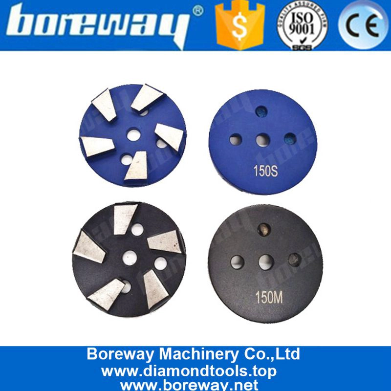 4 इंच दौर हीरा कंक्रीट धातु पीस और चमकाने डिस्क