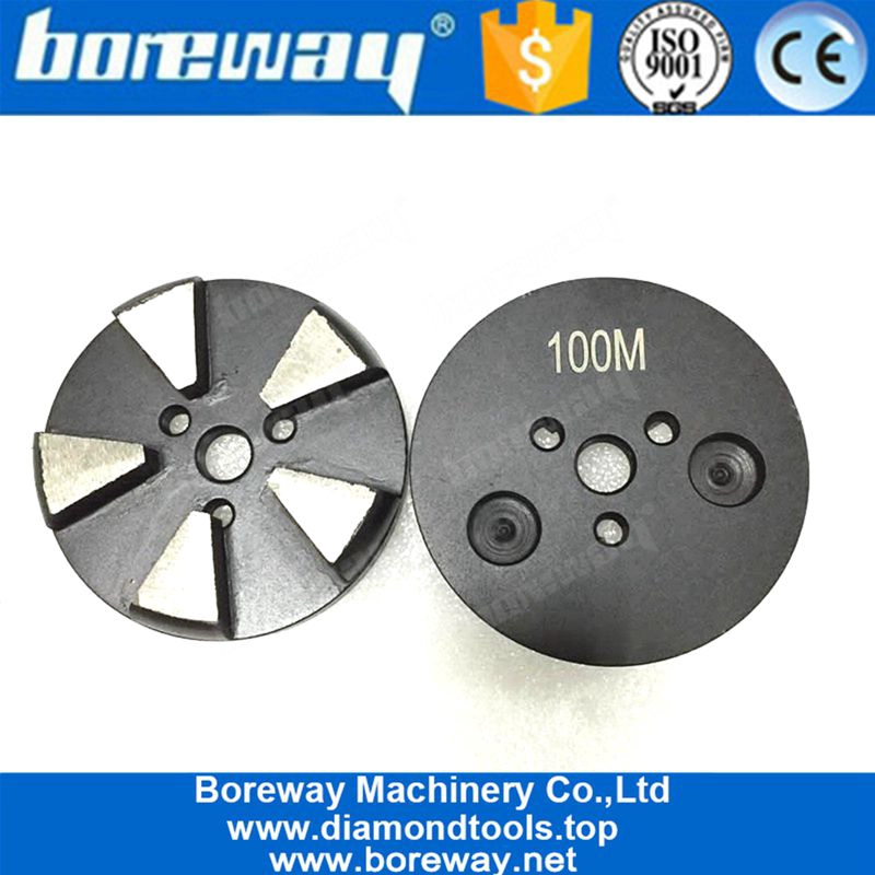 4 इंच दौर हीरा कंक्रीट धातु पीस और चमकाने डिस्क