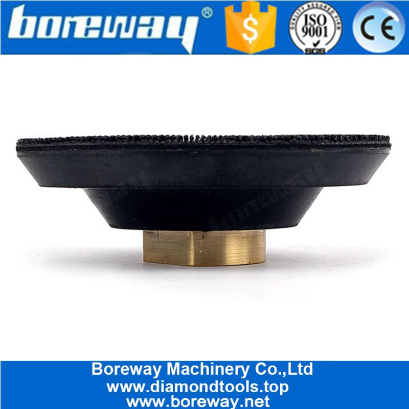 4 इंच रबर आधारित काले पिछवाड़े पालिशगर कोण बनाने की मशीन के लिए पैड