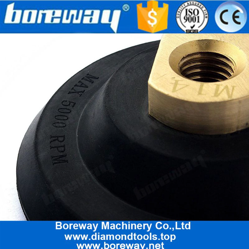 4 इंच रबर आधारित काले पिछवाड़े पालिशगर कोण बनाने की मशीन के लिए पैड