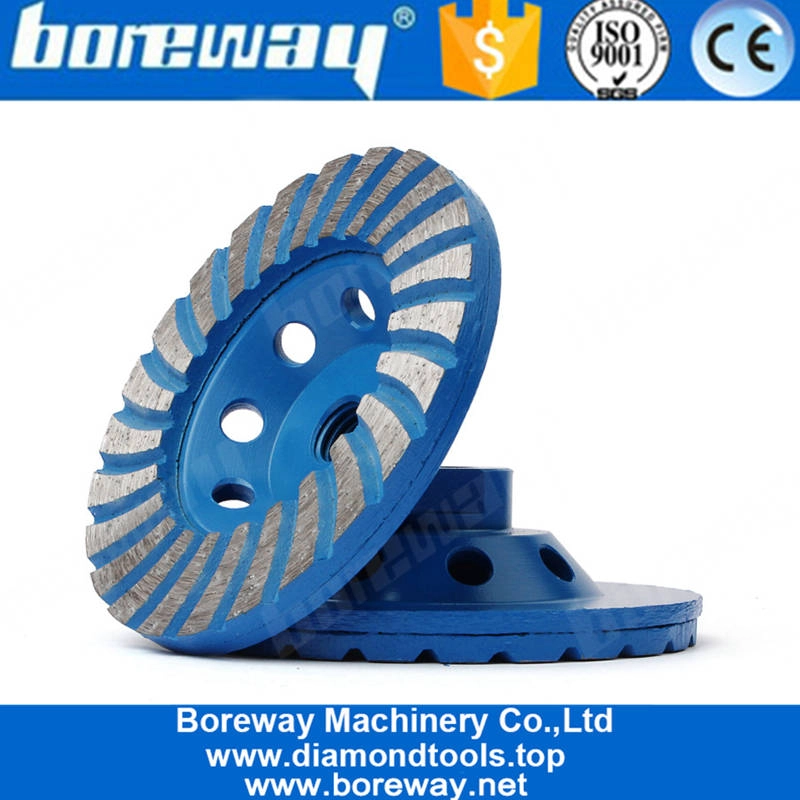 4 Zoll Turbo Diamantschleifscheibe für Beton Granit Marmor