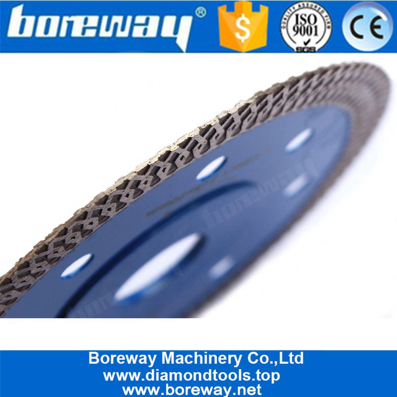 4-Zoll-Wellen-Diamant-Kreisschneideblatt für Steinporzellan-Fliesen-Keramik