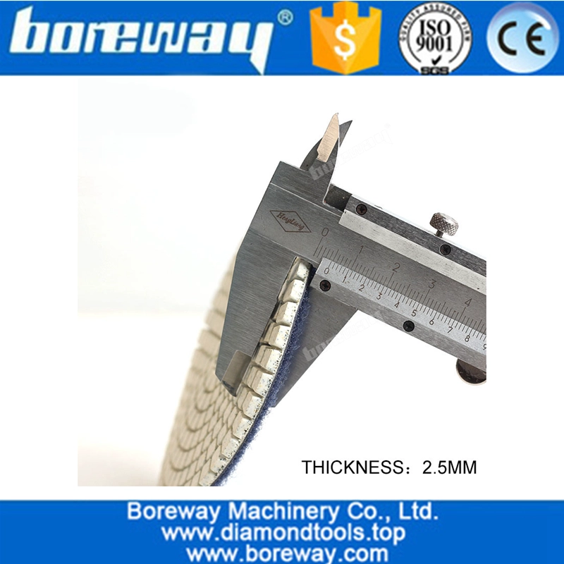 Tamponi per lucidatura a secco e umido da 4 pollici 100mm 7pcs diamantati per granito e pietra di marmo