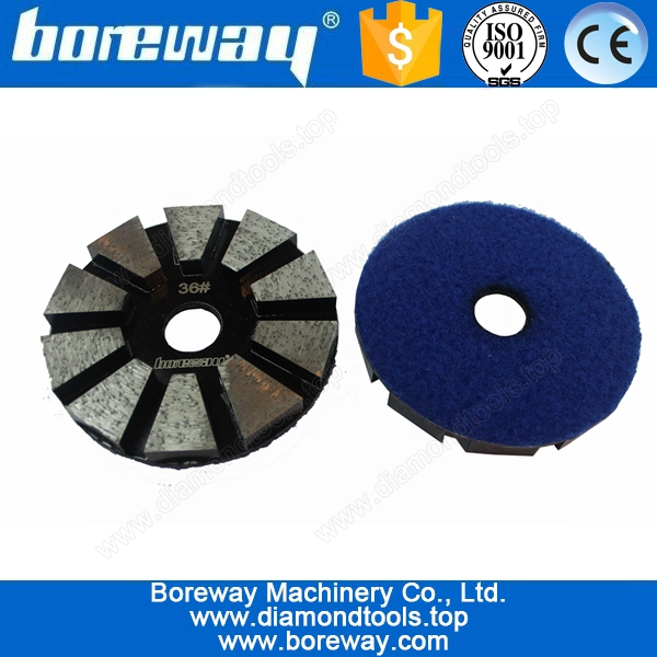 Strumenti di rettifica di metallo da 4 pollici con veclro indietro