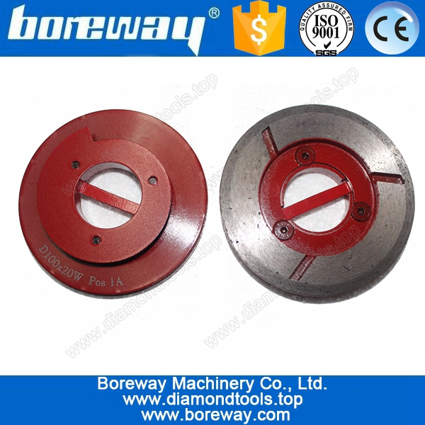 4 بوصة الحلزون قفل الماس كأس طحن للجرانيت والسندات المعادن الماس طحن عجلة الكأس للخرسانة