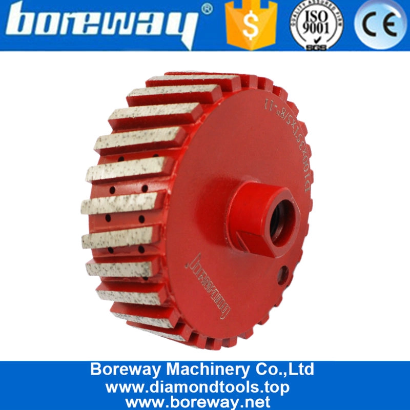 シンクエッジ取り外しのための4インチゼロ研削耐性グラニト石のドラムホイールメーカー