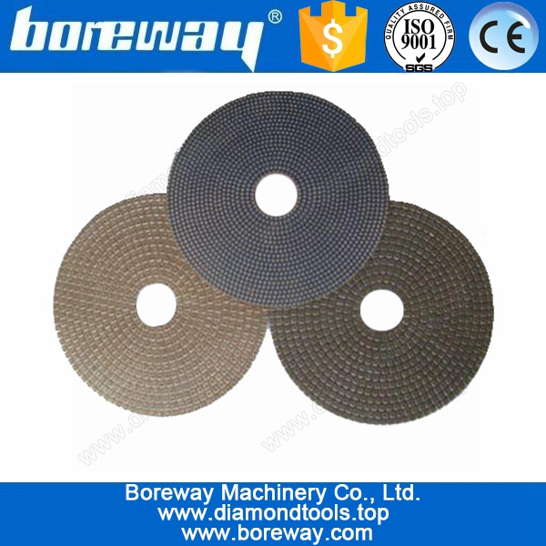 4 इंच electroplated पालिशगर किट