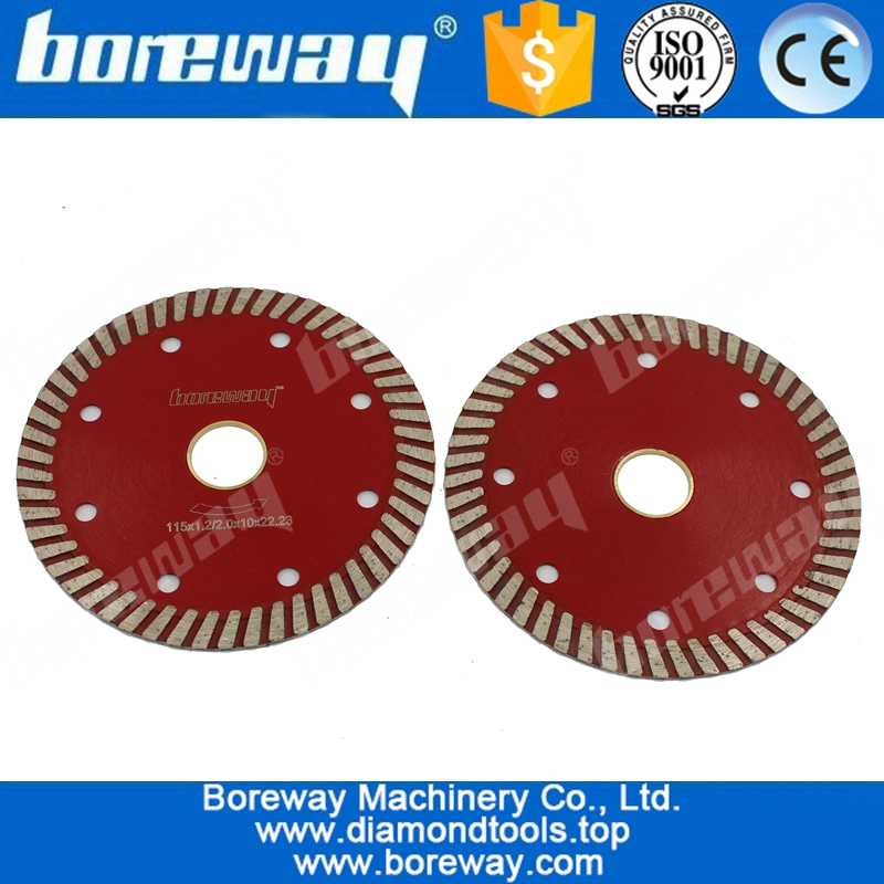 4.5 इंच के हीरे ब्लेड कोण की चक्की काटना ग्रेनाइट के लिए