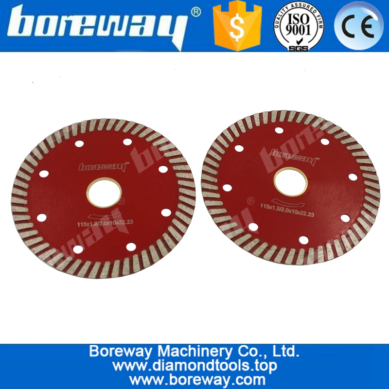 4.5 इंच के हीरे ब्लेड कोण की चक्की काटना ग्रेनाइट के लिए