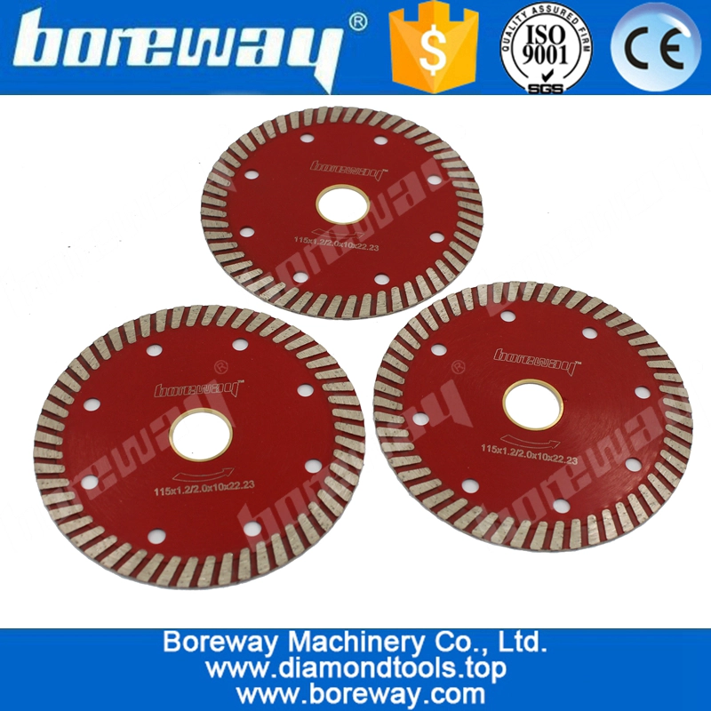 4.5 इंच के हीरे ब्लेड कोण की चक्की काटना ग्रेनाइट के लिए