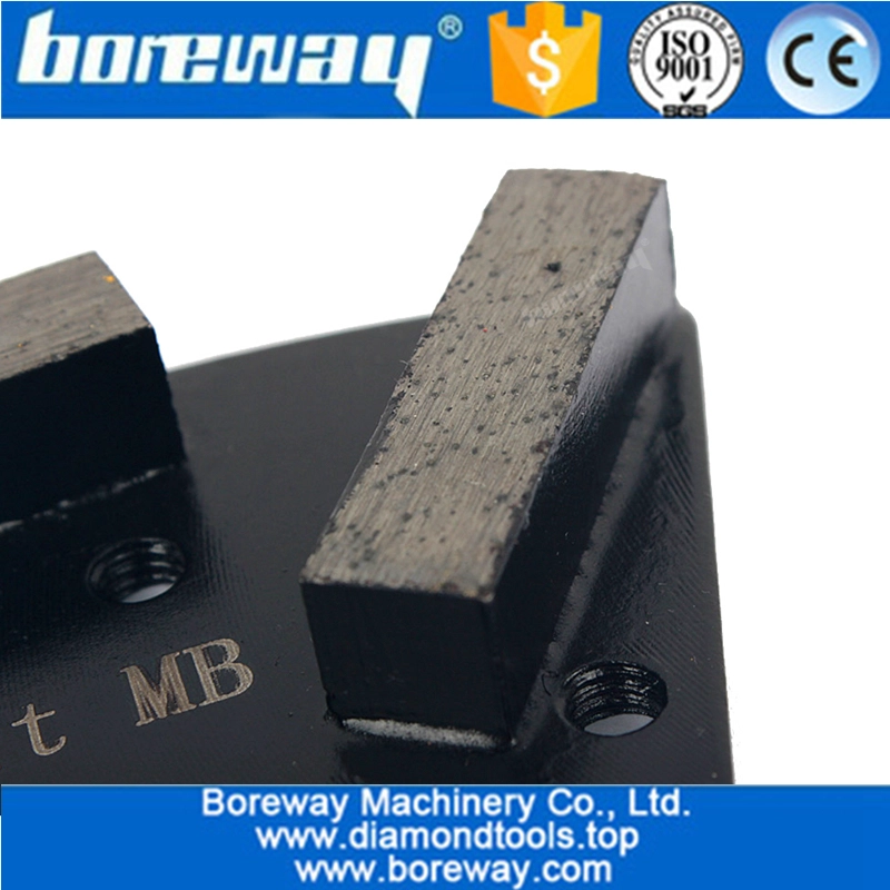 40 # धातु बॉन्ड ट्रेपेज़ॉइड पीस स्टोन जूते कंक्रीट कंक्रीट पीस मंजिल के लिए