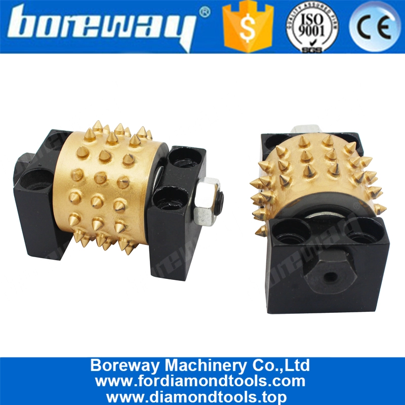 45 Grains Carbide Bush Hammer Roller Mit Unterstützung