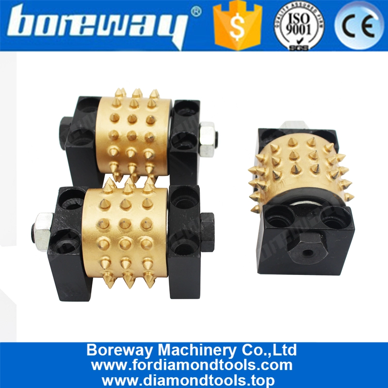 45 Grains Carbide Bush Hammer Roller Mit Unterstützung