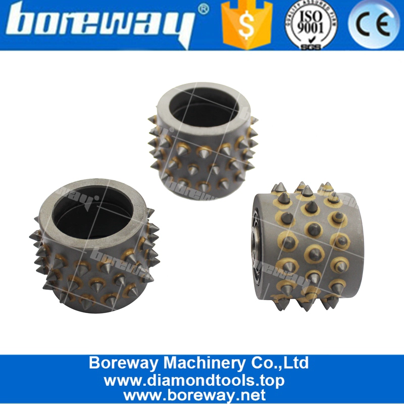 45 पिन हार्ड मिश्र धातु झाड़ी हथौड़ा रोलर बिना ब्रैकेट के पत्थर कंक्रीट फर्श चक्की के लिए