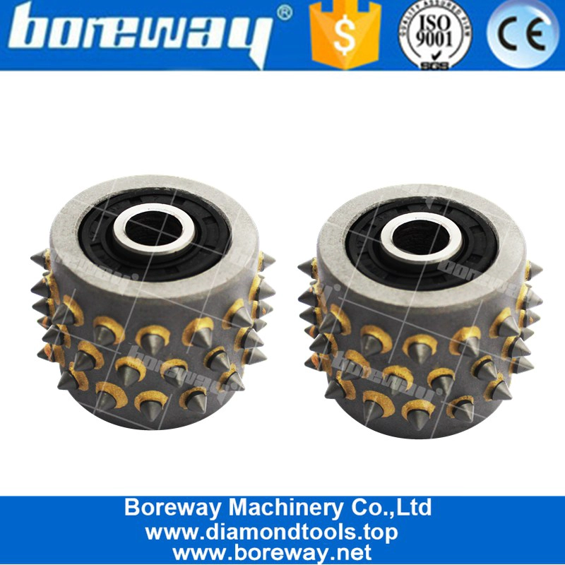 45 पिन हार्ड मिश्र धातु झाड़ी हथौड़ा रोलर बिना ब्रैकेट के पत्थर कंक्रीट फर्श चक्की के लिए