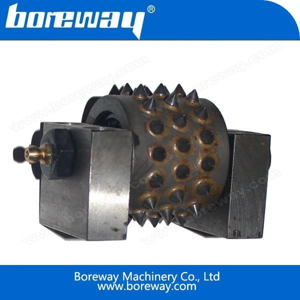 45S Tips Metal Alloy Bush Hammer Single Roller for Masonry Surface