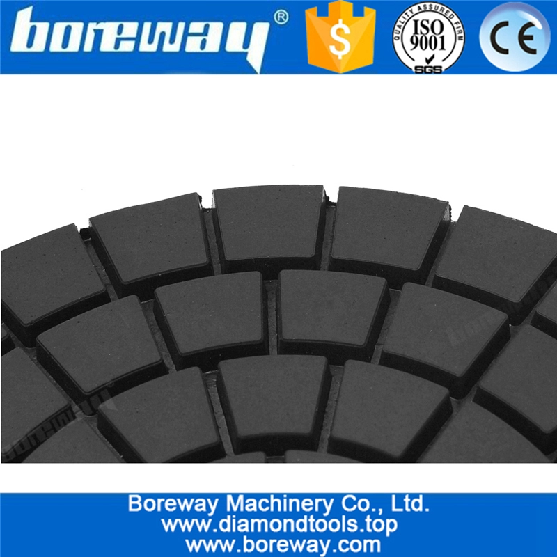 स्टोन मार्बल सिरेमिक्स के लिए 4 इंच ब्लैक टाइप डायमंड बफ़ पॉलिशिंग पैड