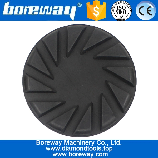 4inch 100mm 7 steps black spiral wet use floor polishing pads for stone ceramic concrete