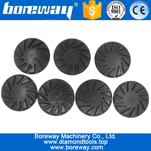 4inch 100mm 7 steps black spiral wet use floor polishing pads for stone ceramic concrete