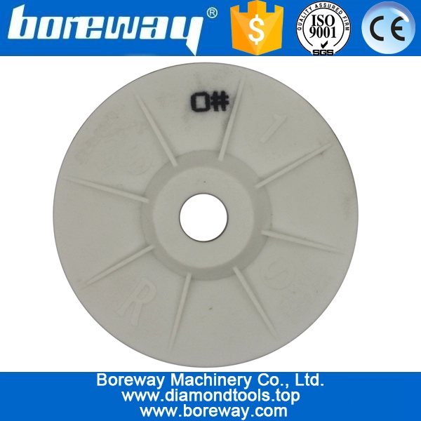 4inch 100mm 7 steps plastic backer diamond polishing pads