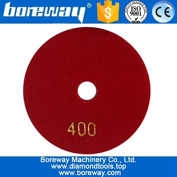 4 pulgadas de 100 mm 8 pasos tipo cuadrado almohadillas de pulido de diamantes para piedra de hormigón de cerámica