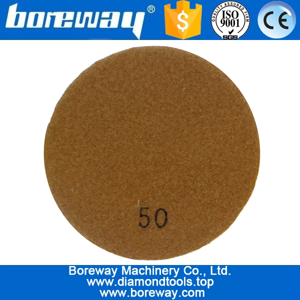 4inch 100mm 8 pasos de uso húmedo cojines de pulido de suelos para el hormigón de cuarzo de mármol de granito de mármol