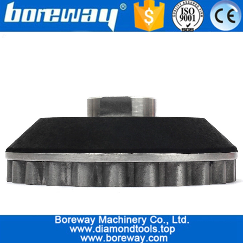 4 zoll 100mm Aluminium Snail Lock Backer Pad Für Diamantrand Polieren M14 5 / 8-11 Adapter Halter