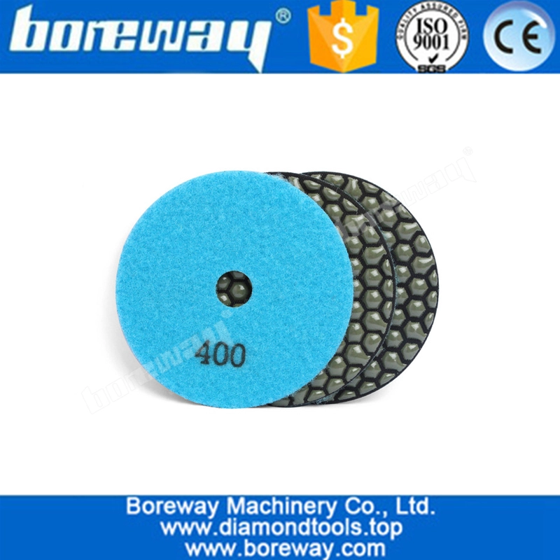 花崗岩マーブルコンクリート研磨用4インチ100mmフレキシブルドライ研磨パッドアングルグラインダー